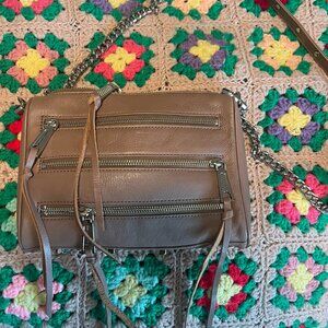 Rebecca Minkoff Mini 5-Zip Convertible Crossbody Handbag
